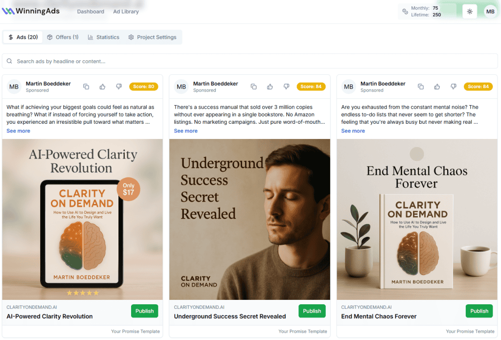 Clarity On Demand - Ads Examples